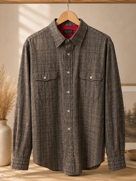 Tommy Hilfiger Other - Vintage 90s Tommy Hilfiger Men's L Plaid Double Pocket Button Down Shirt